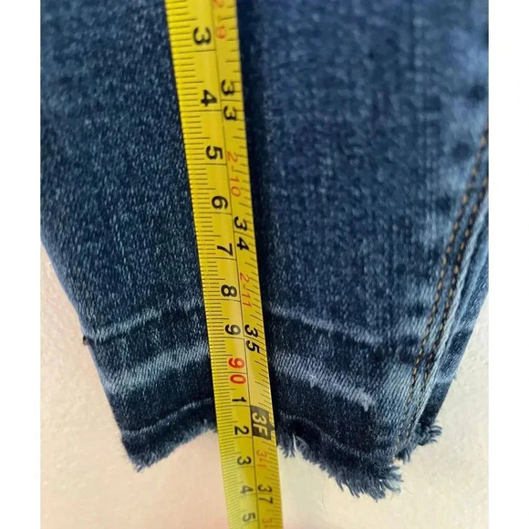 Spanx Womens Pull On Distressed Ankle Skinny Denim Jegging Jeans Blue Sz M/M - Picture 5 of 11